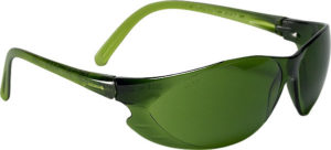 TWISTER MED GREEN SAFETY GLASSES (12/box) - S4432